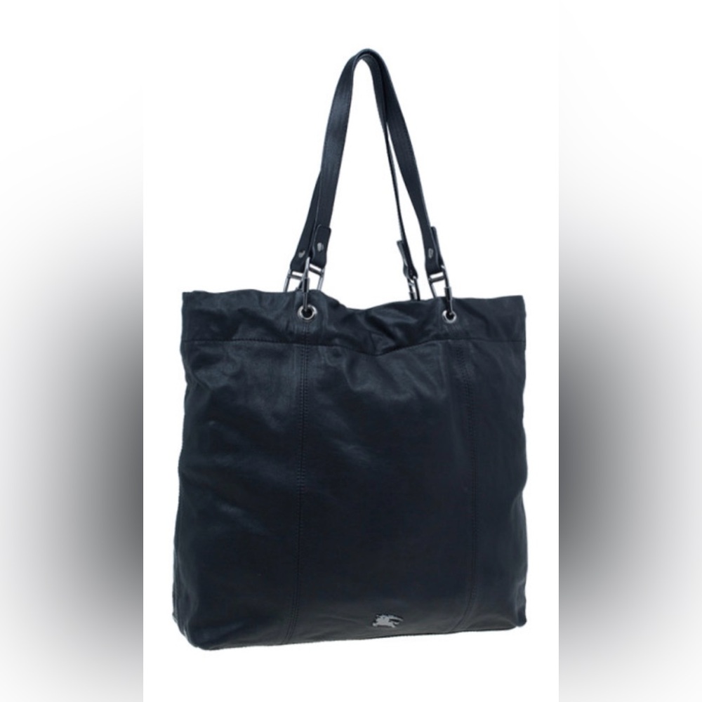 Burberry Black Leather Tote - Picture 6 of 14